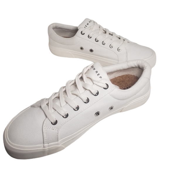 New Republic Ellroy Canvas Sneakers White Size 9.5 NEW - Picture 7 of 12